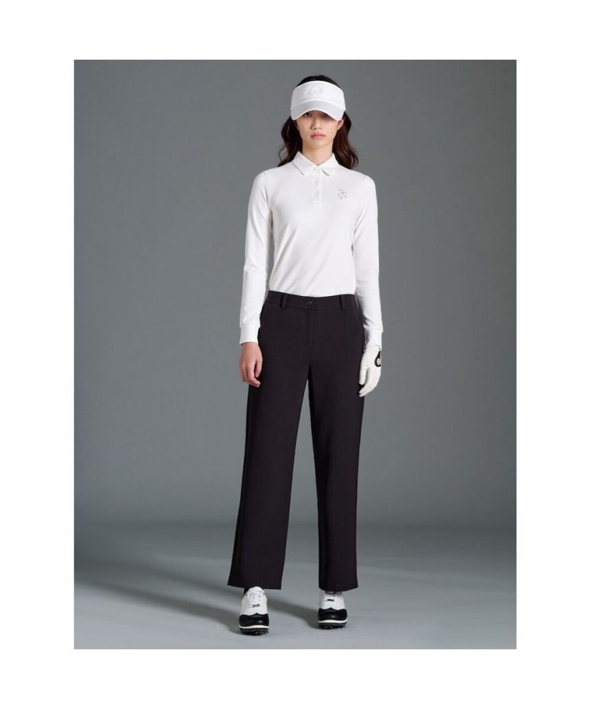 빈폴골프(BEANPOLE GOLF) 여성 와이드 부츠컷 팬츠 - 그레이