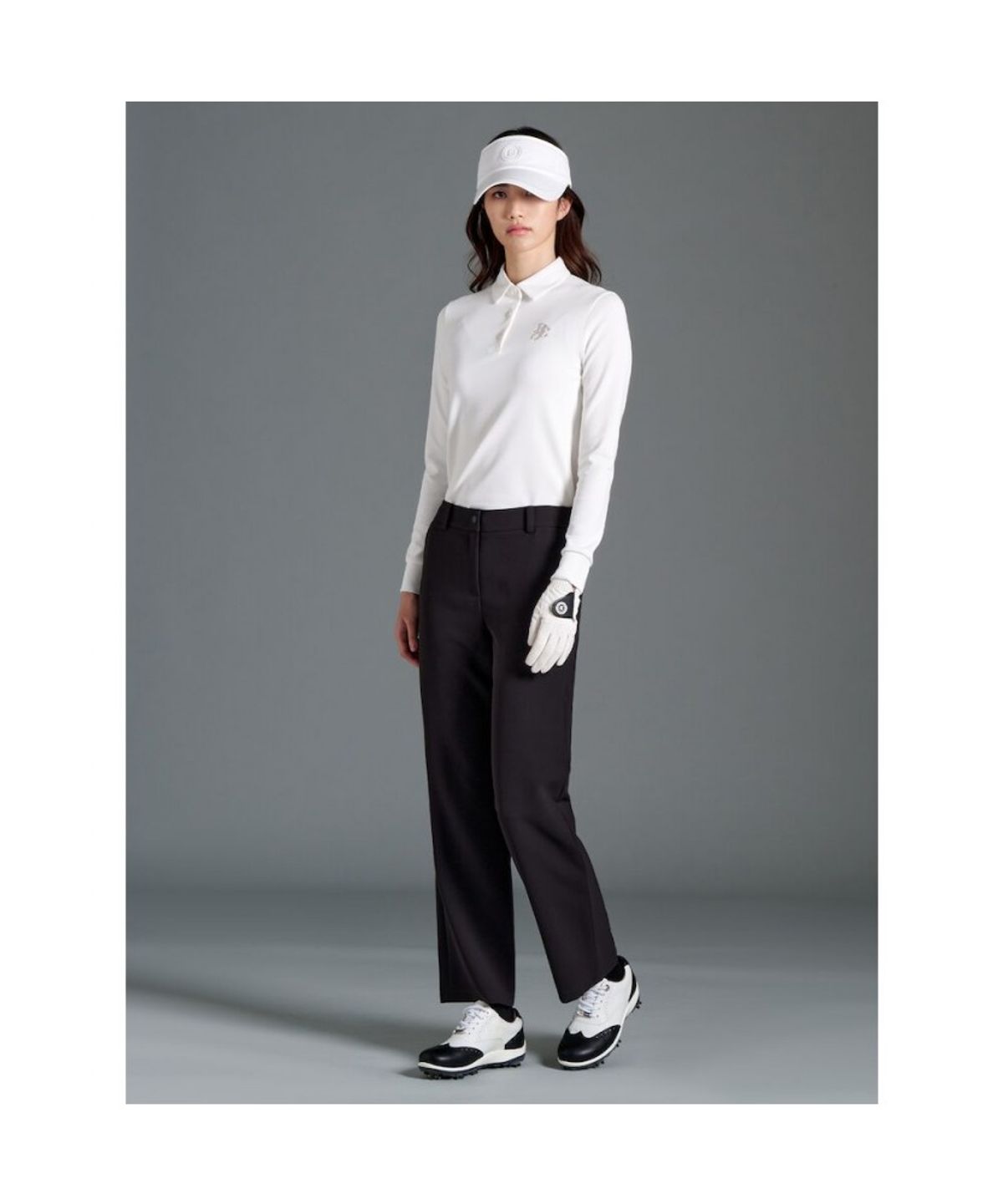 빈폴골프(BEANPOLE GOLF) 여성 와이드 부츠컷 팬츠 - 그레이