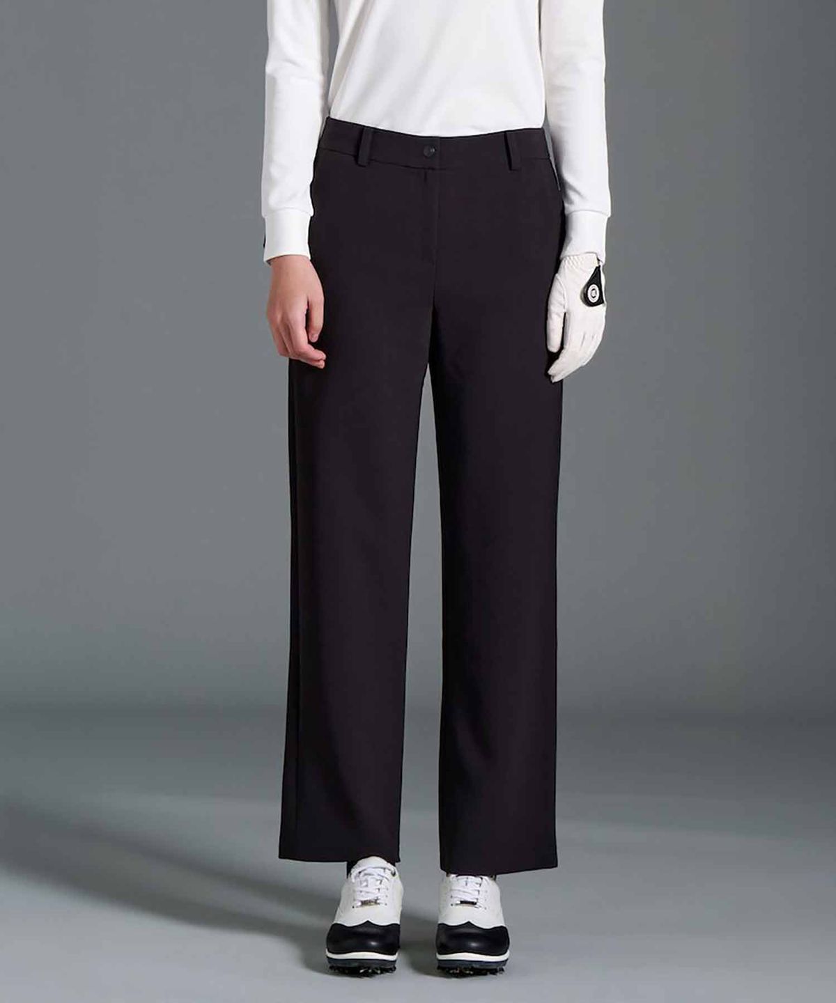빈폴골프(BEANPOLE GOLF) 여성 와이드 부츠컷 팬츠 - 그레이