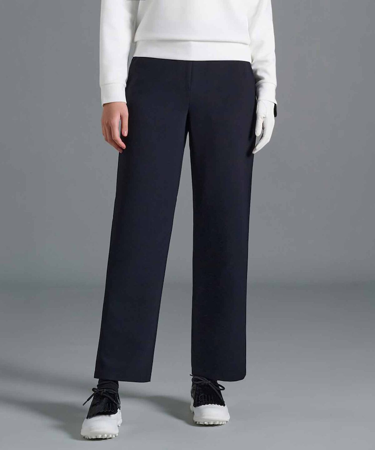 빈폴골프(BEANPOLE GOLF) 여성 와이드 부츠컷 팬츠 - 네이비