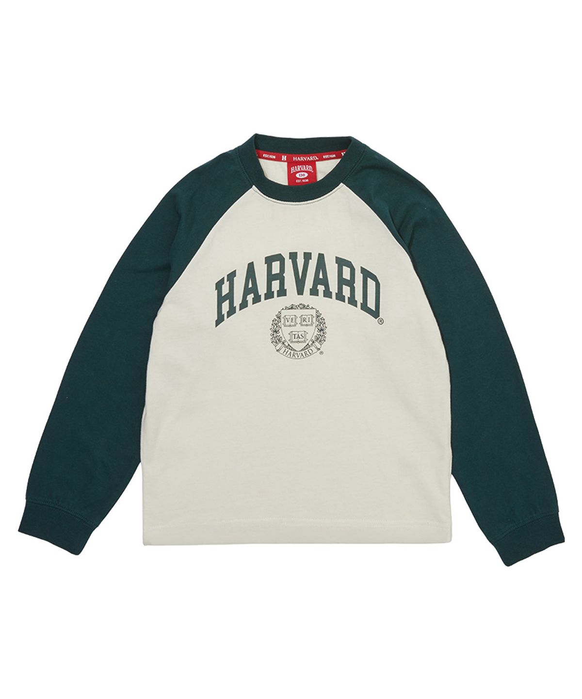 하버드 키즈(HARVARD KIDS) 컬러 배색 롱 슬리브 B5F005