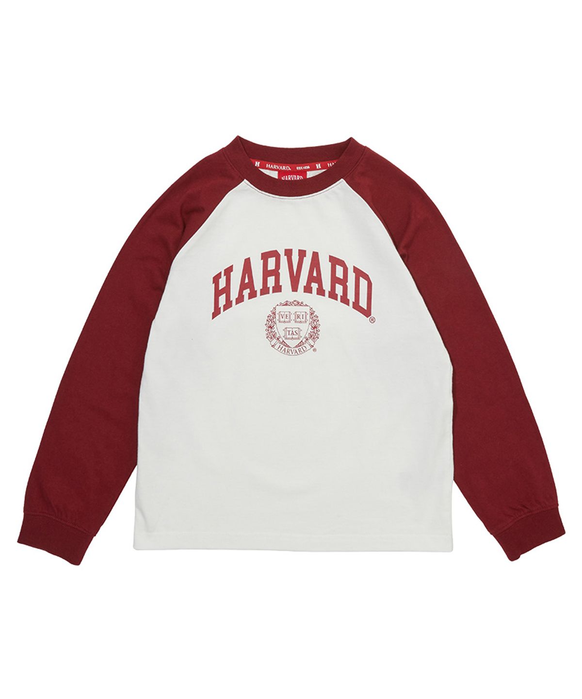하버드 키즈(HARVARD KIDS) 컬러 배색 롱 슬리브 B5F005