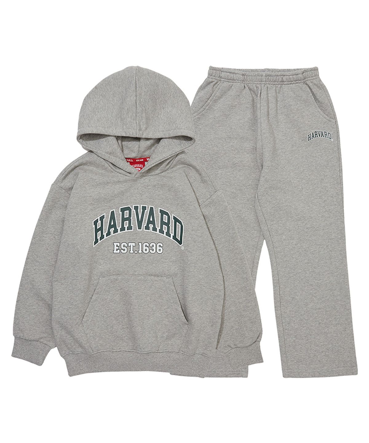 하버드 키즈(HARVARD KIDS) 에센셜 후디 스웻 셋업 B5F009