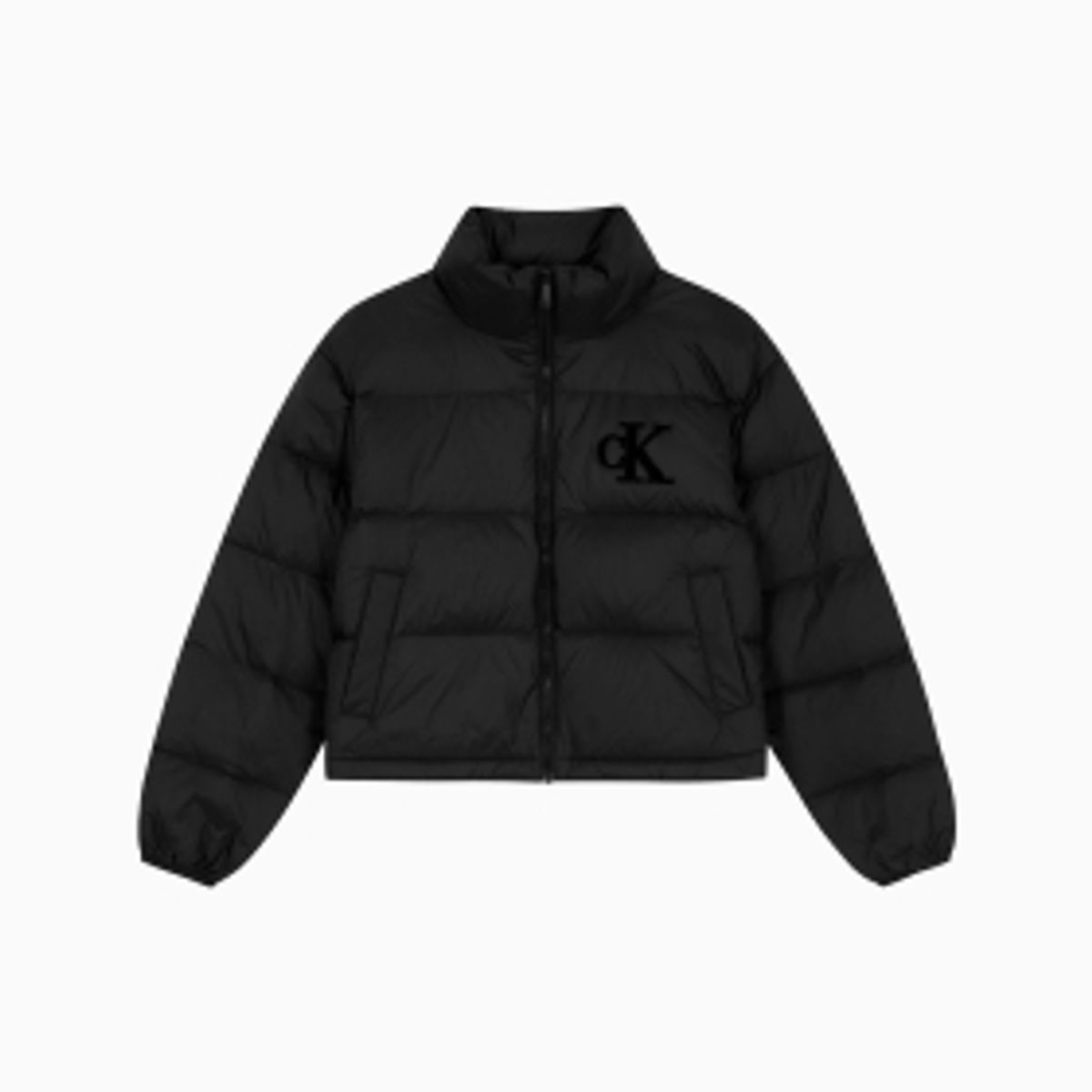 캘빈클라인 진(CALVIN KLEIN JEANS) 여성 셔닐 로고 푸퍼 다운 47D503G UB1
