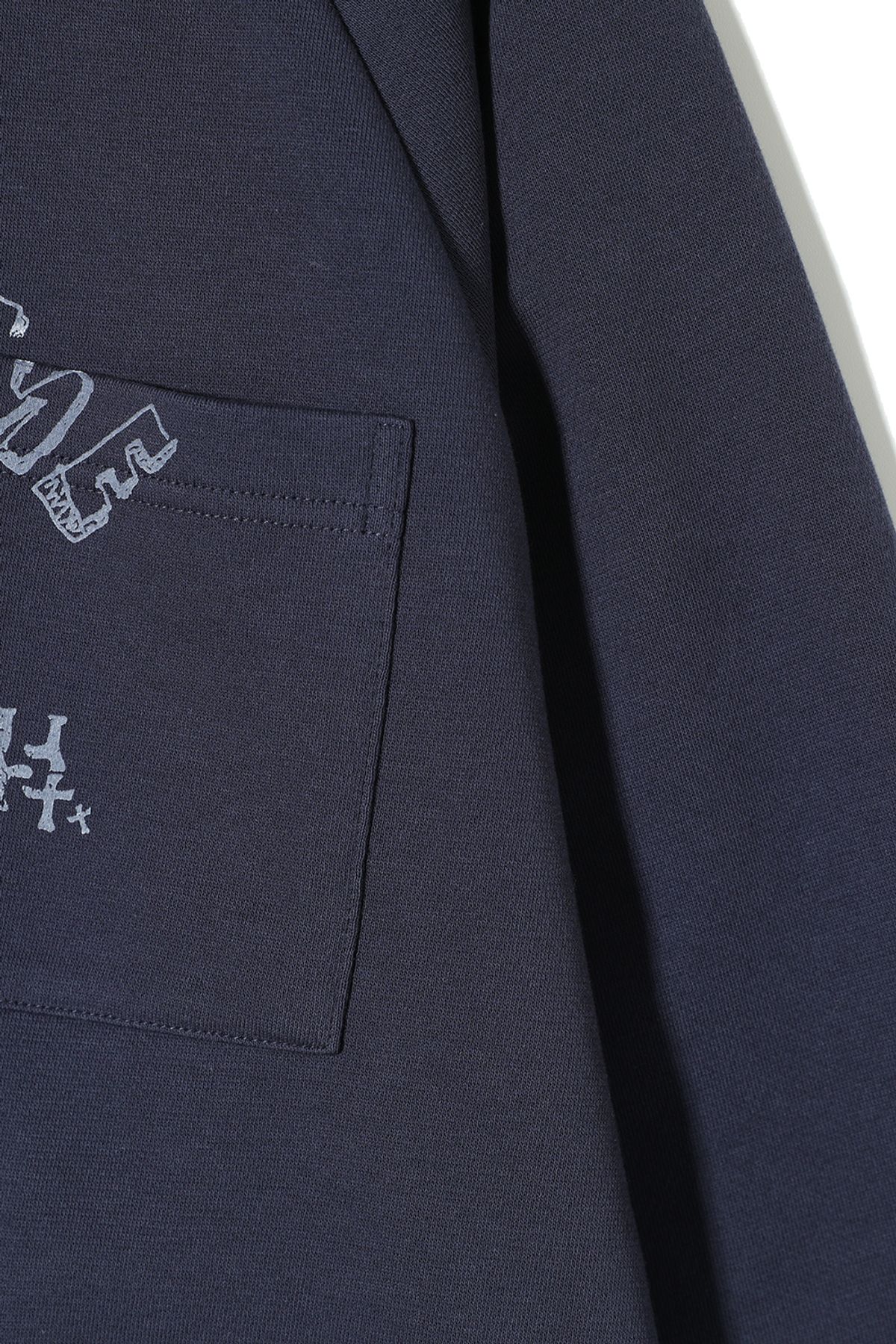 홀리선(HORLISUN) Jameson Graphic Sweatshirt Navy