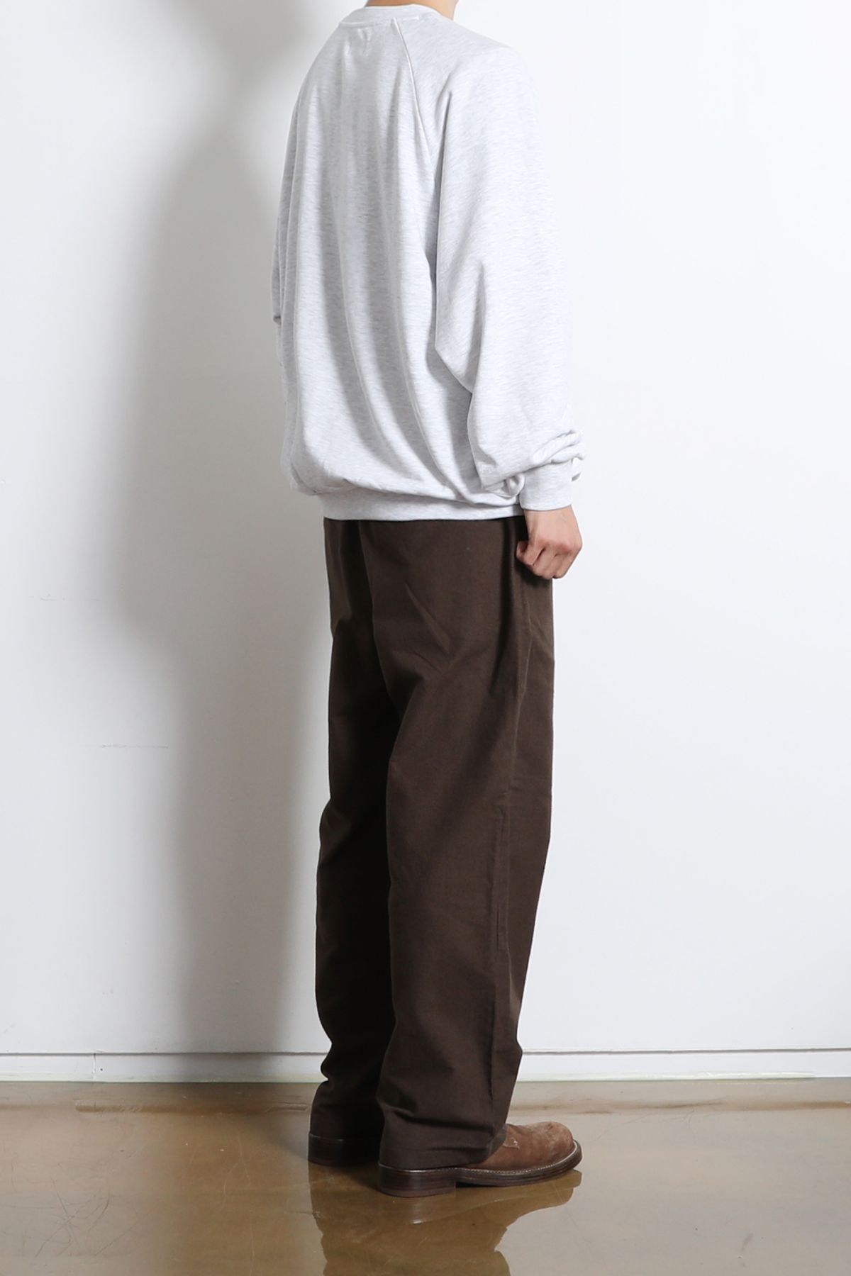 홀리선(HORLISUN) Jameson Graphic Sweatshirt Melange Gray