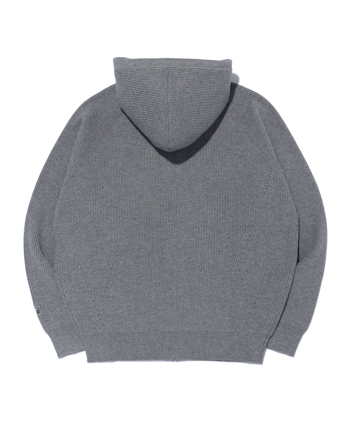 벙커버스터(BUNKERBUSTER) 하찌 니트 후드 집업 MQ5SU507_MELANGE GREY