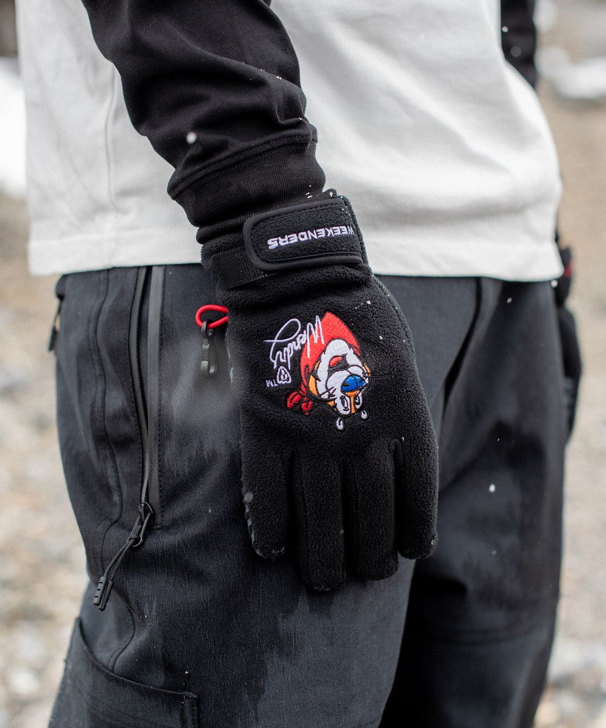 위캔더스(WKNDRS) KELLOGGS SNOW GLOVES (BLACK)