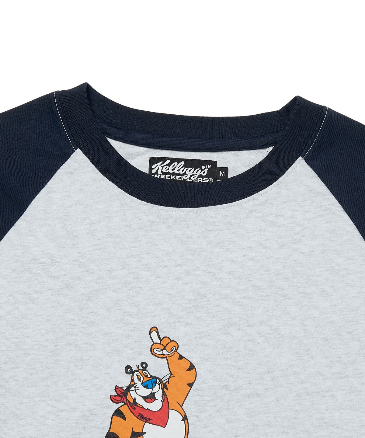 위캔더스(WKNDRS) KELLOGGS RAGLAN LS TEE (NAVY)