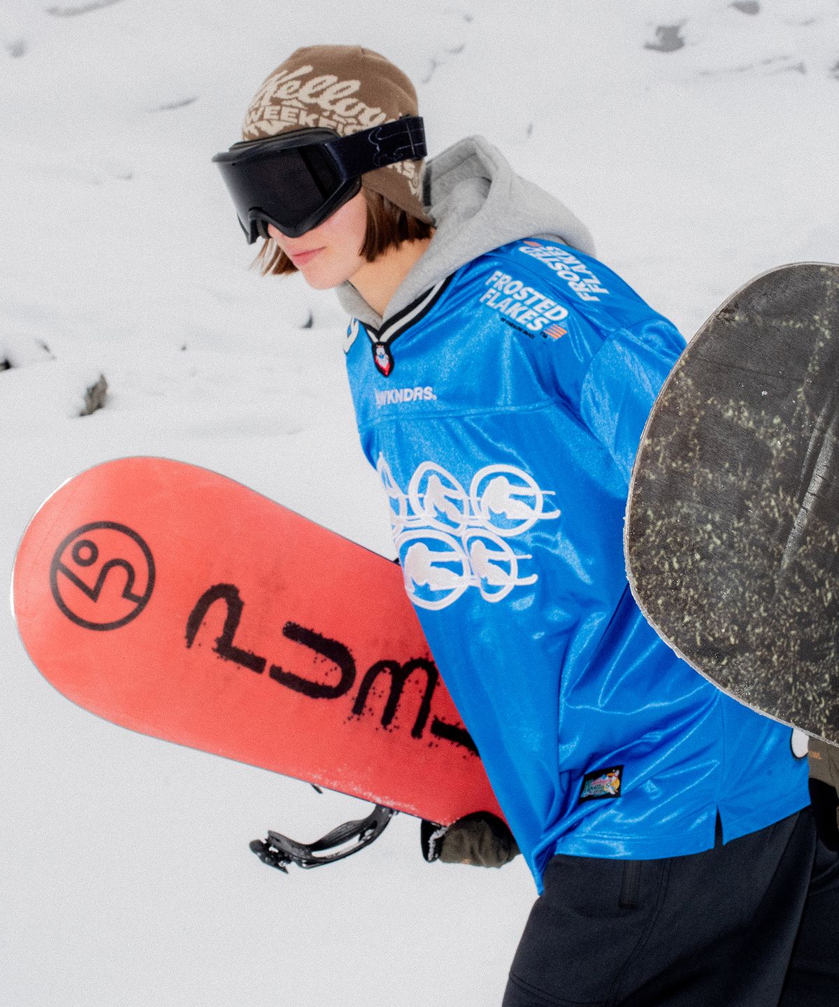 위캔더스(WKNDRS) KELLOGGS SKI TEAM JERSEY (BLUE)