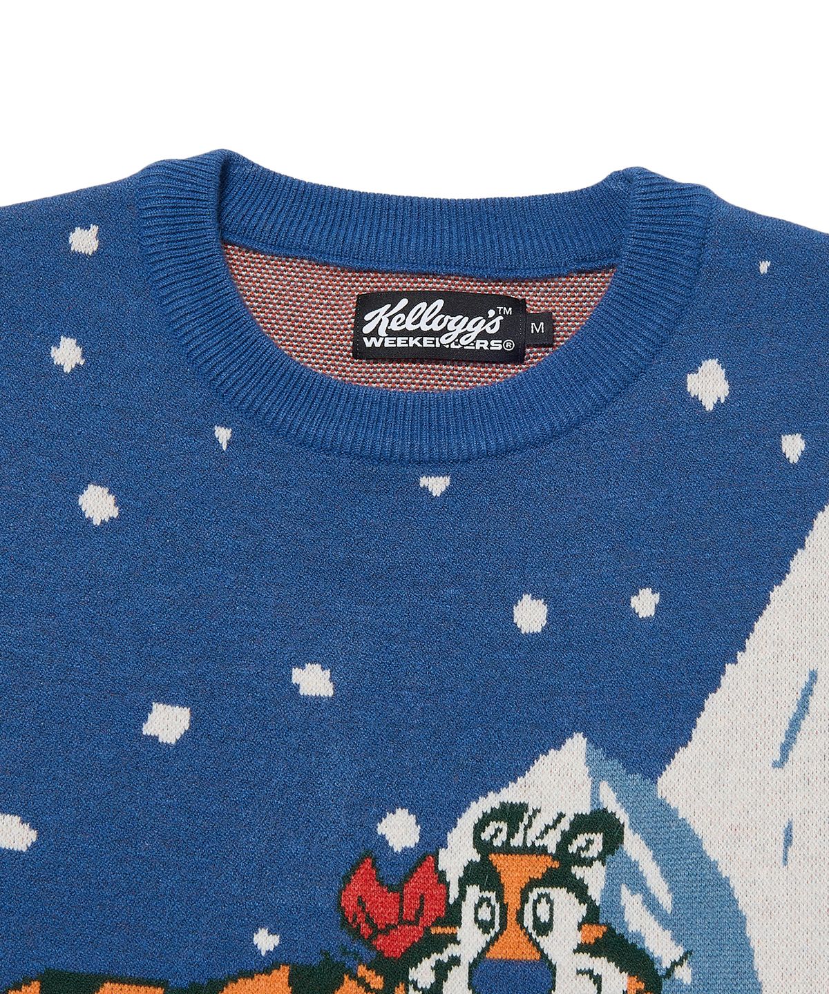 위캔더스(WKNDRS) KELLOGGS MOUNTAIN KNIT SWEATER (BLUE)