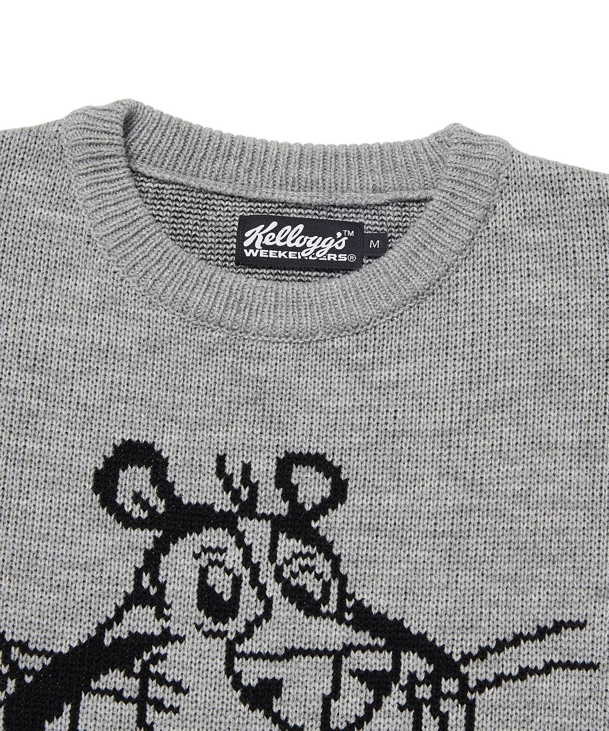 위캔더스(WKNDRS) KELLOGGS KNIT SWEATER (L.GREY)