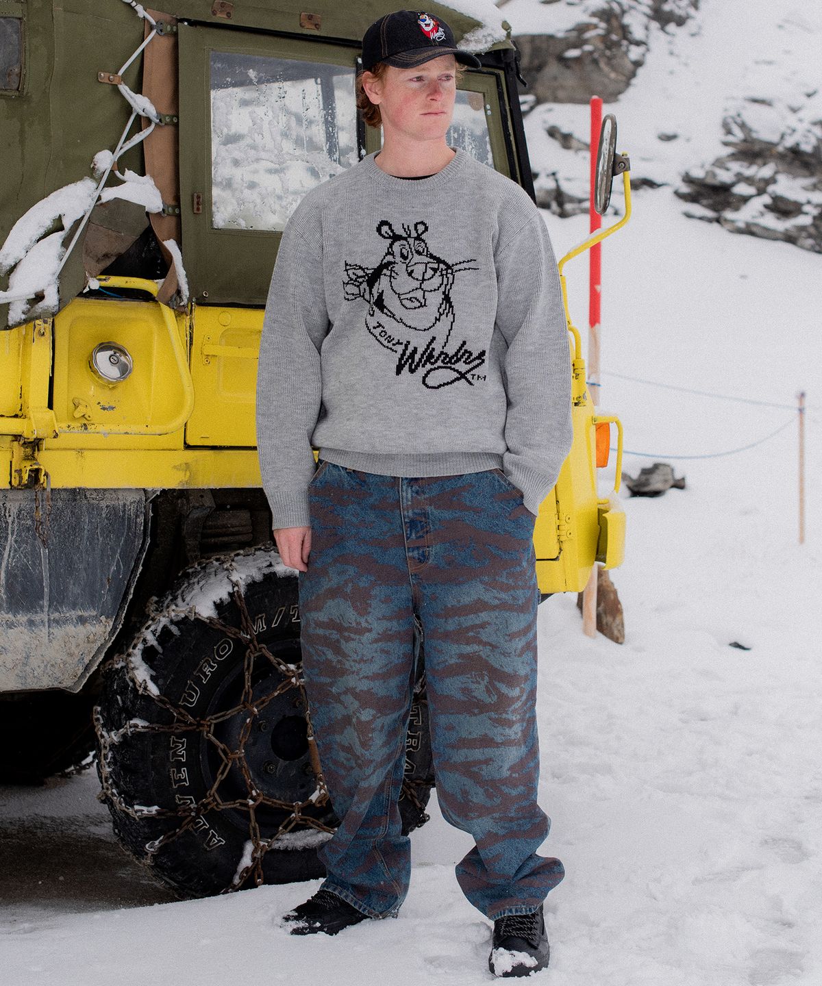 위캔더스(WKNDRS) KELLOGGS KNIT SWEATER (L.GREY)