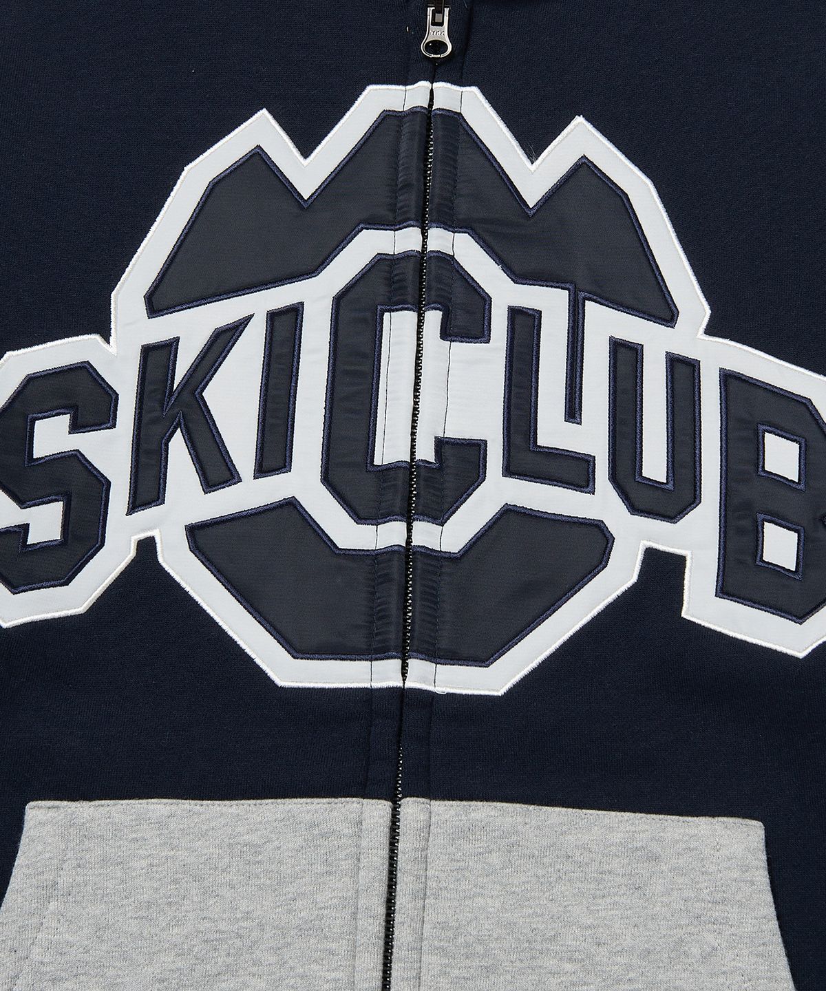 위캔더스(WKNDRS) KELLOGGS SKI CLUB ZIPUP HOODIE (NAVY)