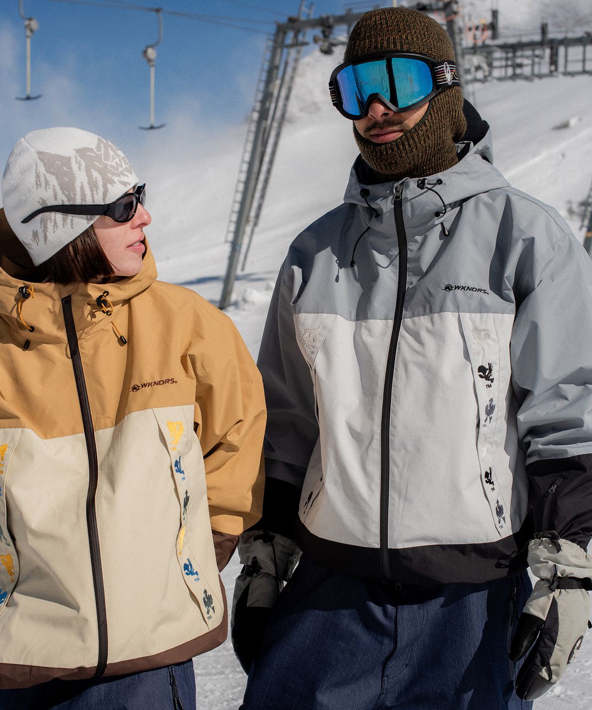 위캔더스(WKNDRS) KELLOGGS SKI JACKET (GREY)