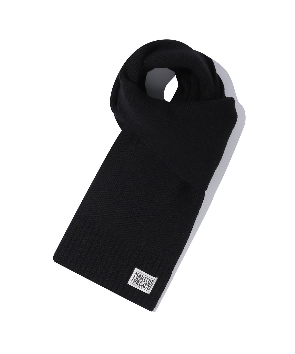 마리떼 프랑소와 저버(MARITHÉ + FRANҪOIS GIRBAUD) CLASSIC LOGO MUFFLER black