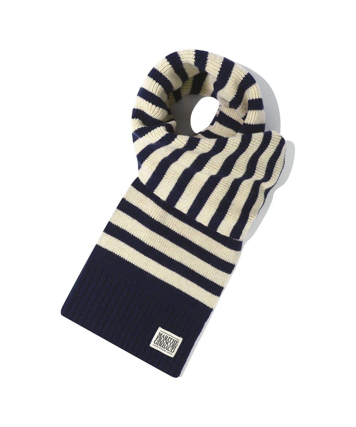 마리떼 프랑소와 저버(MARITHÉ + FRANҪOIS GIRBAUD) CLASSIC LOGO MUFFLER navy