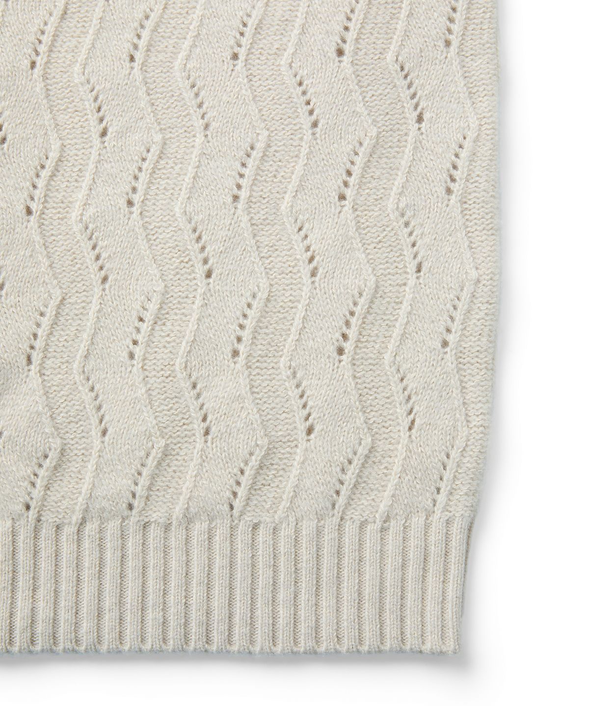 엠엠아이씨(MMIC) WAVY ZIP CARDIGAN (IVORY)
