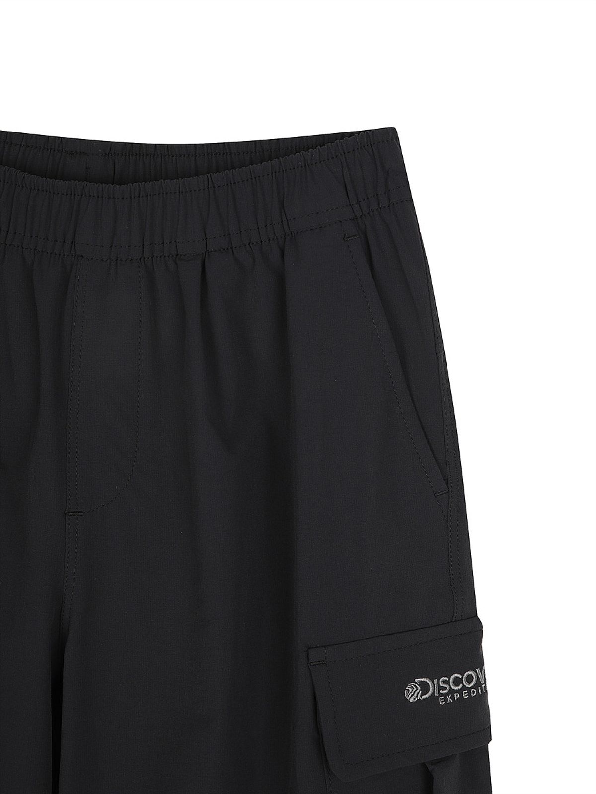 디스커버리 키즈(DISCOVERY KIDS) 여아 우븐 투웨이 팬츠 (BLACK)