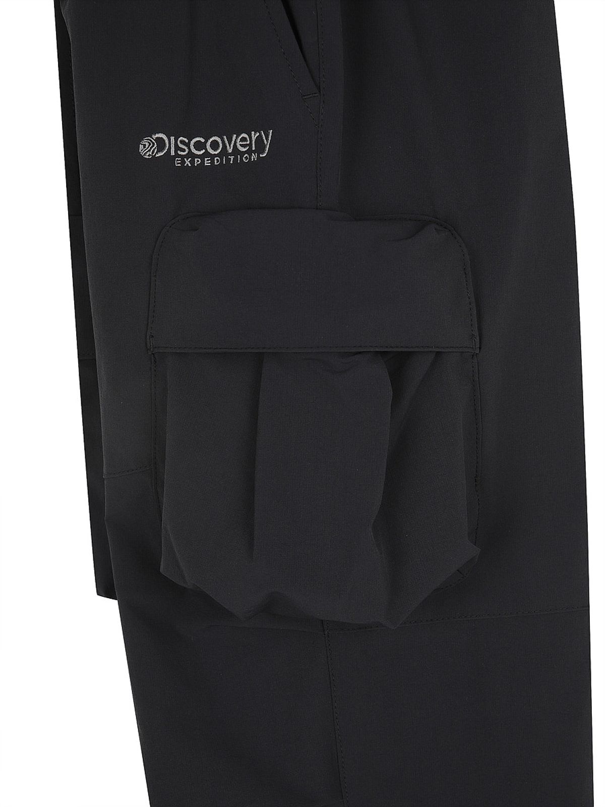 디스커버리 키즈(DISCOVERY KIDS) 키즈 우븐 빅포켓 파라슈트 팬츠 (BLACK)