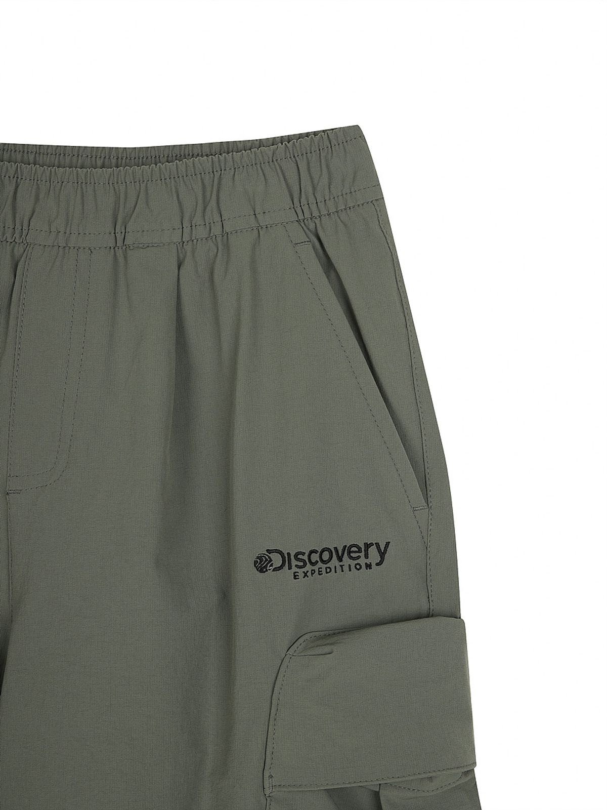 디스커버리 키즈(DISCOVERY KIDS) 키즈 우븐 빅포켓 파라슈트 팬츠 (D.KHAKI)