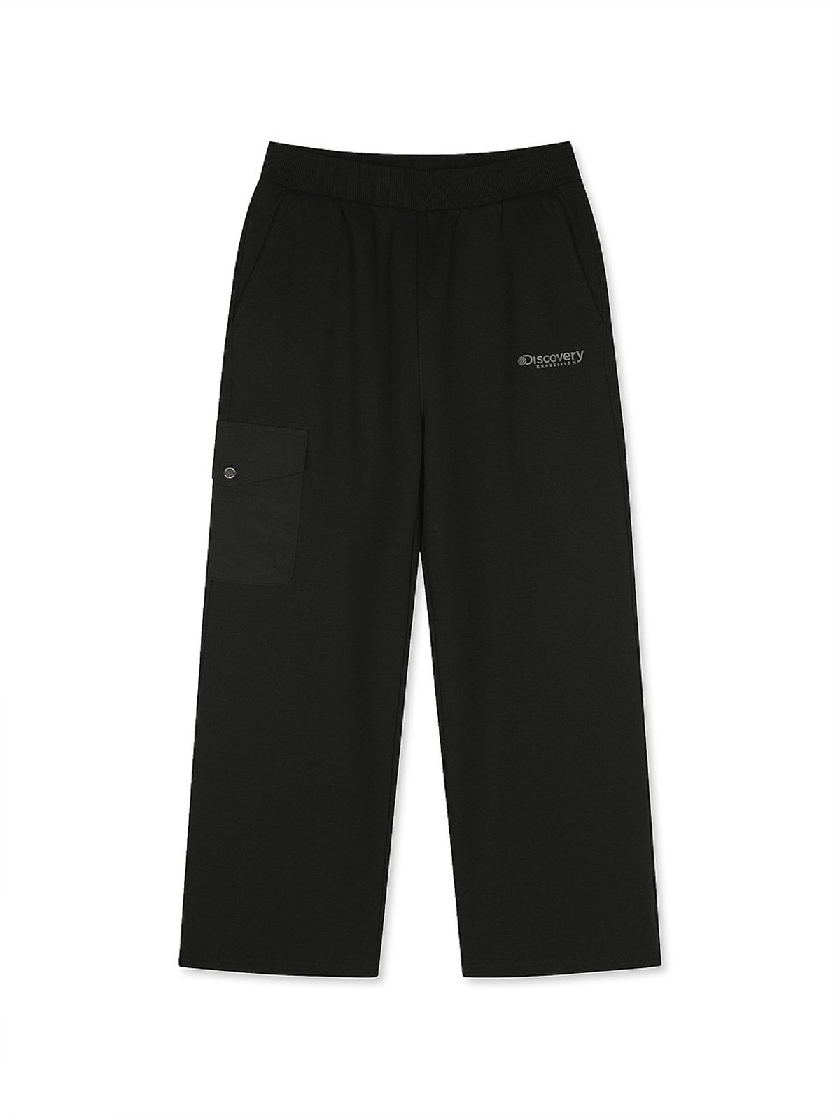 디스커버리 키즈(DISCOVERY KIDS) 키즈 포켓 포인트 기모 팬츠 (BLACK)