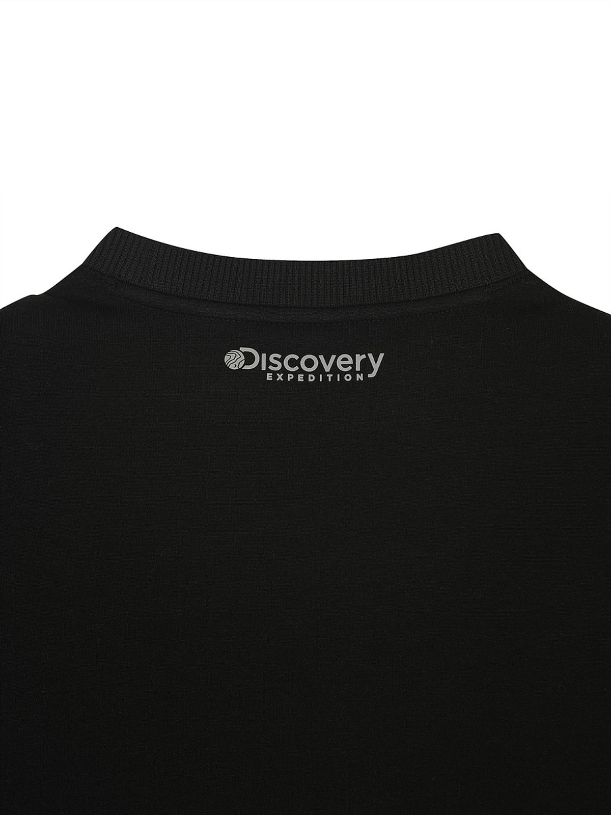 디스커버리 키즈(DISCOVERY KIDS) 여아 윈터 기모 맨투맨 (BLACK)