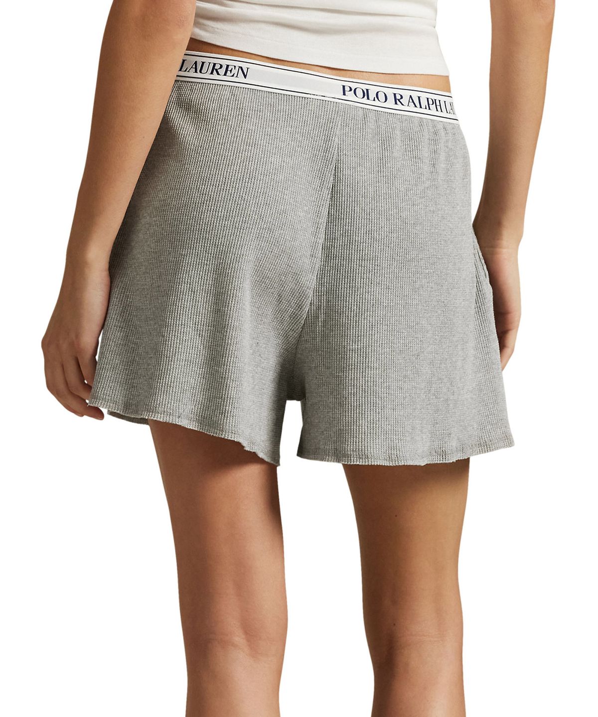 폴로 랄프로렌 이너웨어(POLO RALPH LAUREN INNERWEAR) 여성 슬립 복서 쇼츠 그레이 4P0379