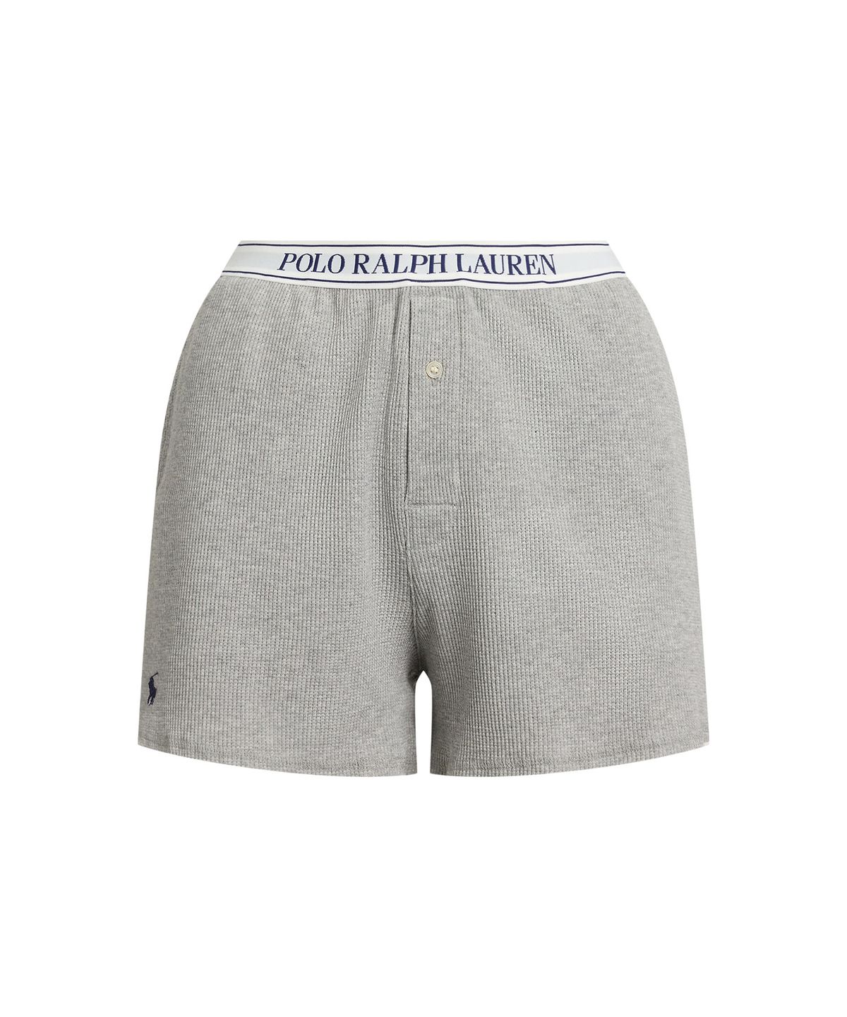 폴로 랄프로렌 이너웨어(POLO RALPH LAUREN INNERWEAR) 여성 슬립 복서 쇼츠 그레이 4P0379