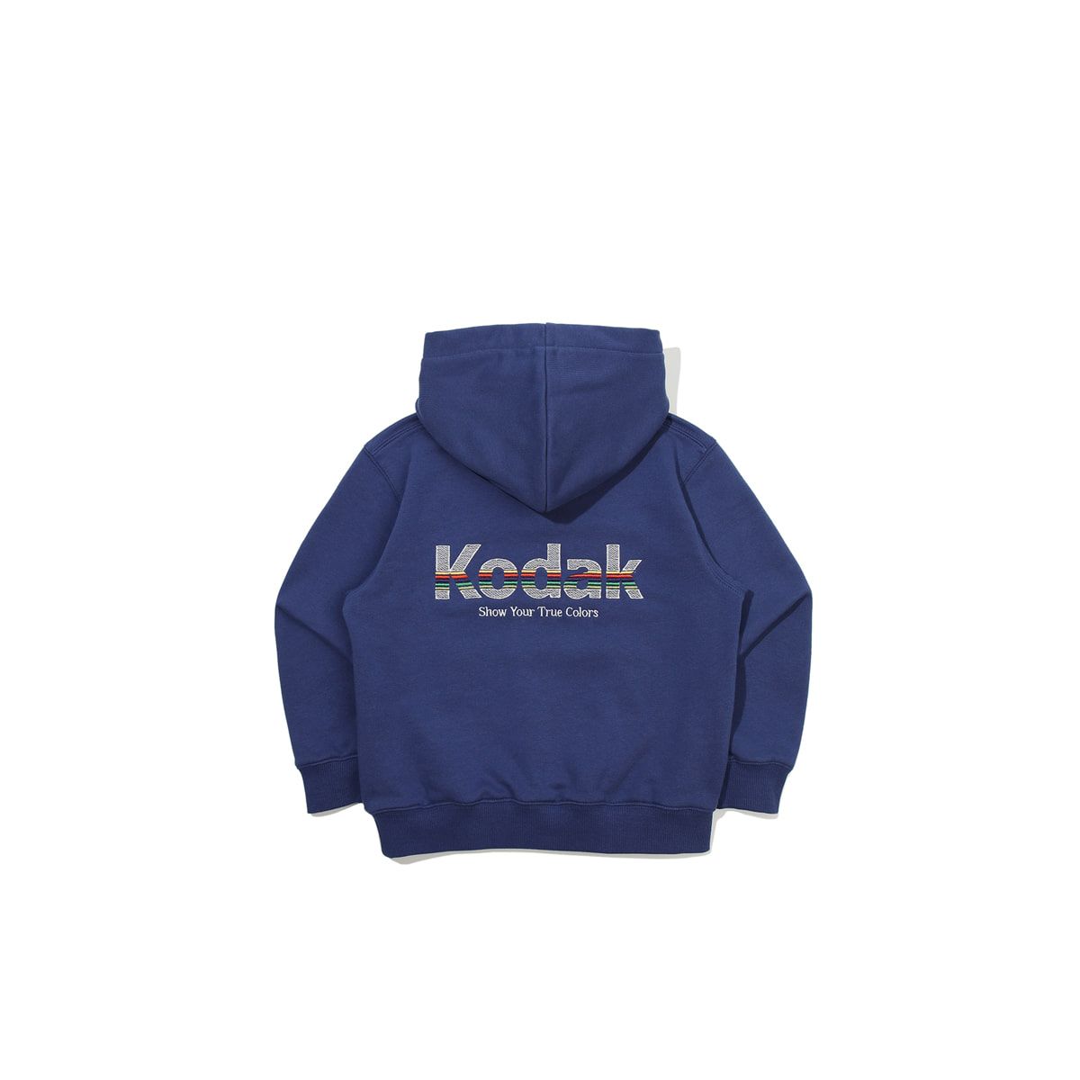 코닥 키즈(KODAK KIDS) 레인보우 빅로고 후드 키즈 BLUE