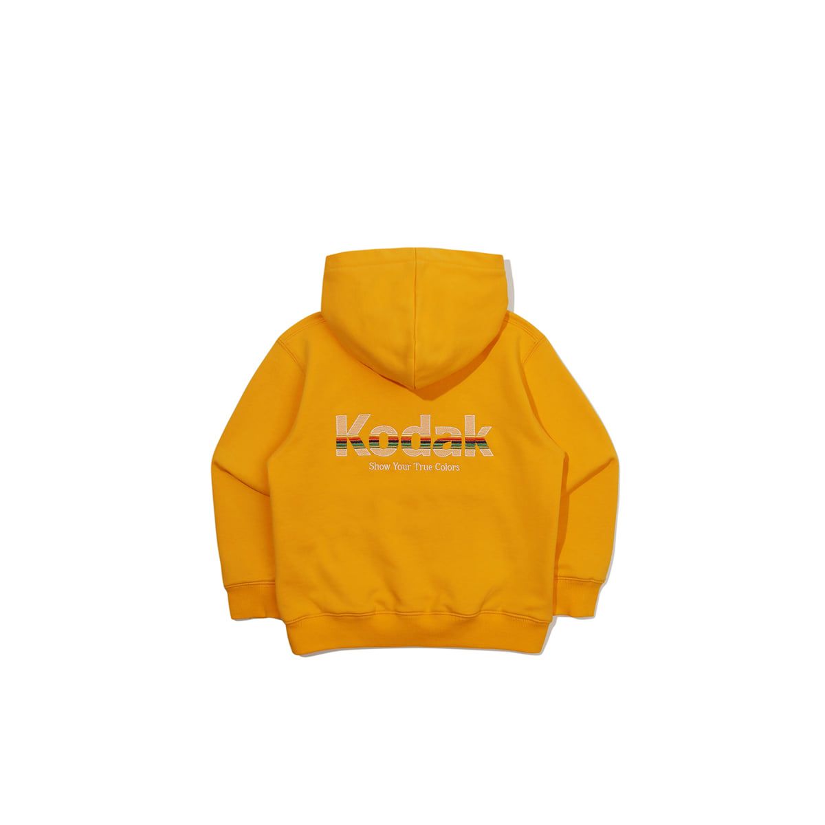 코닥 키즈(KODAK KIDS) 레인보우 빅로고 후드 키즈 YELLOW