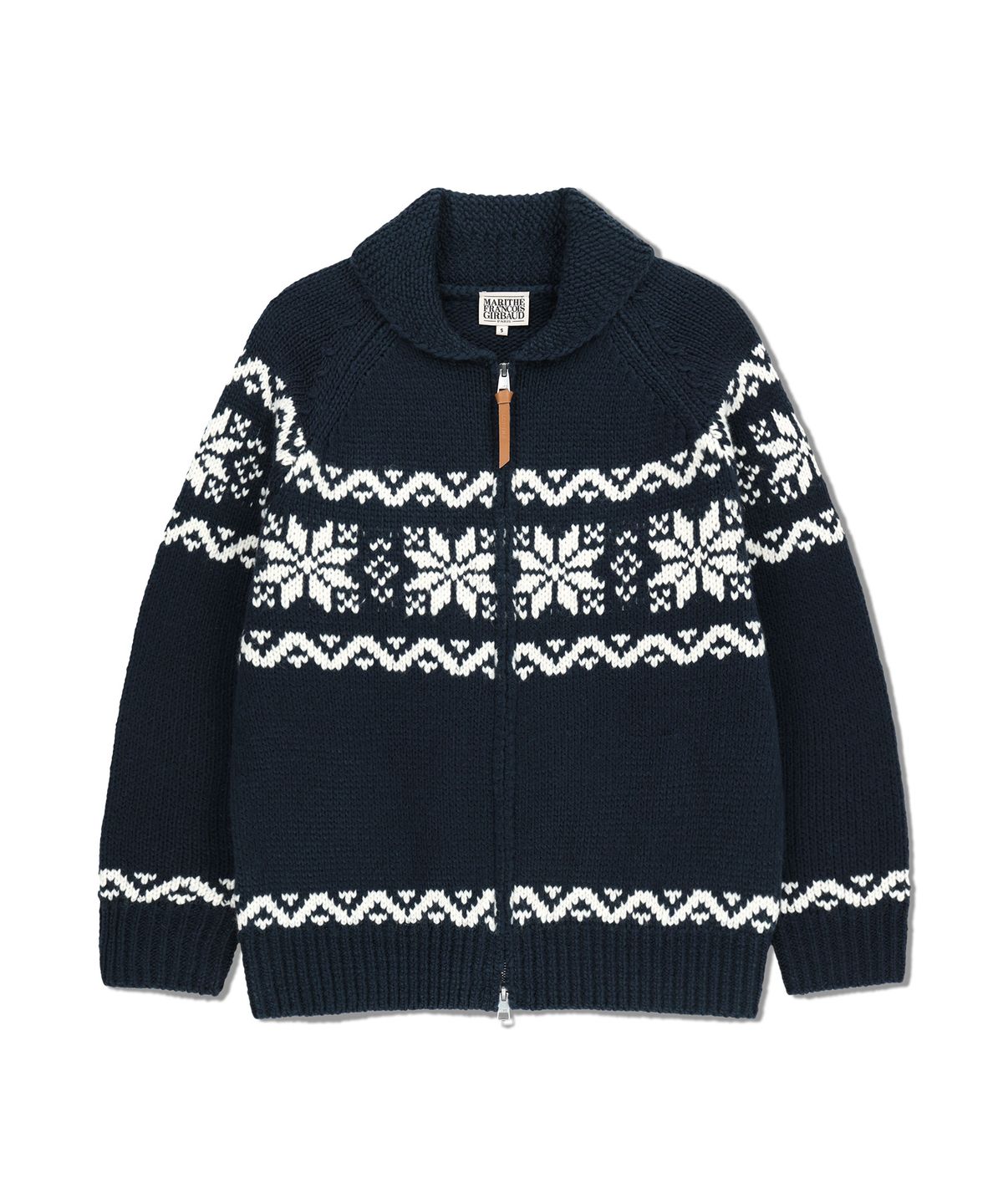 마리떼 프랑소와 저버(MARITHÉ + FRANҪOIS GIRBAUD) NORDIC COWICHAN CARDIGAN navy