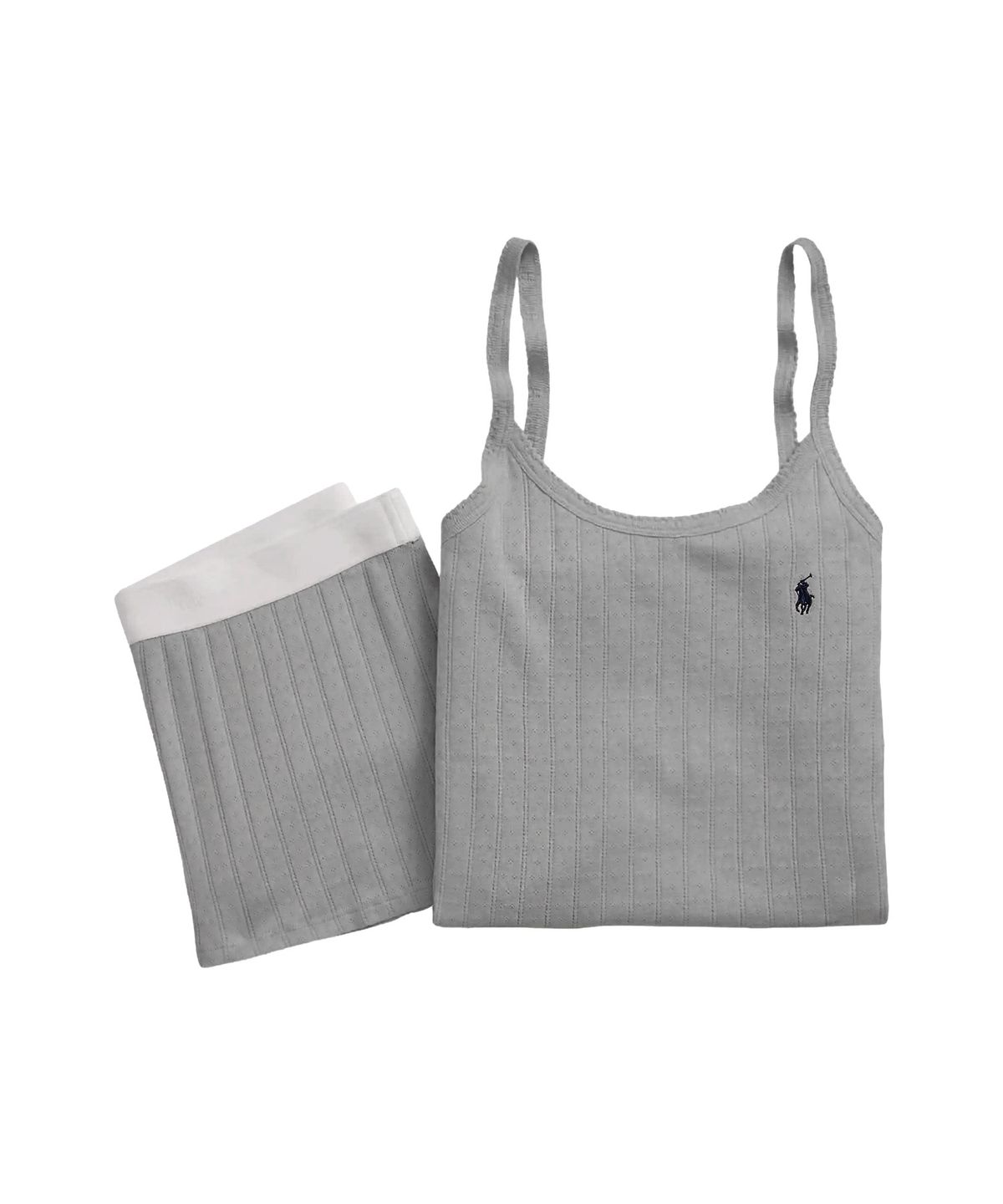 폴로 랄프로렌 이너웨어(POLO RALPH LAUREN INNERWEAR) 여성 끈 나시 이지웨어 그레이 4P0385