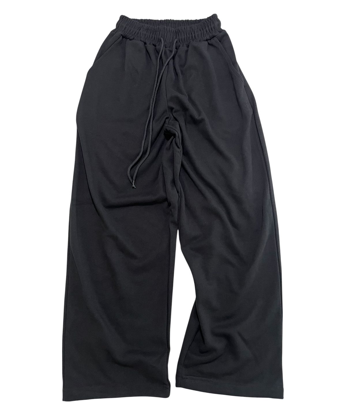 스케이터락(SK8ER ROCK) Easy Sweat Wide Pants ((Black))