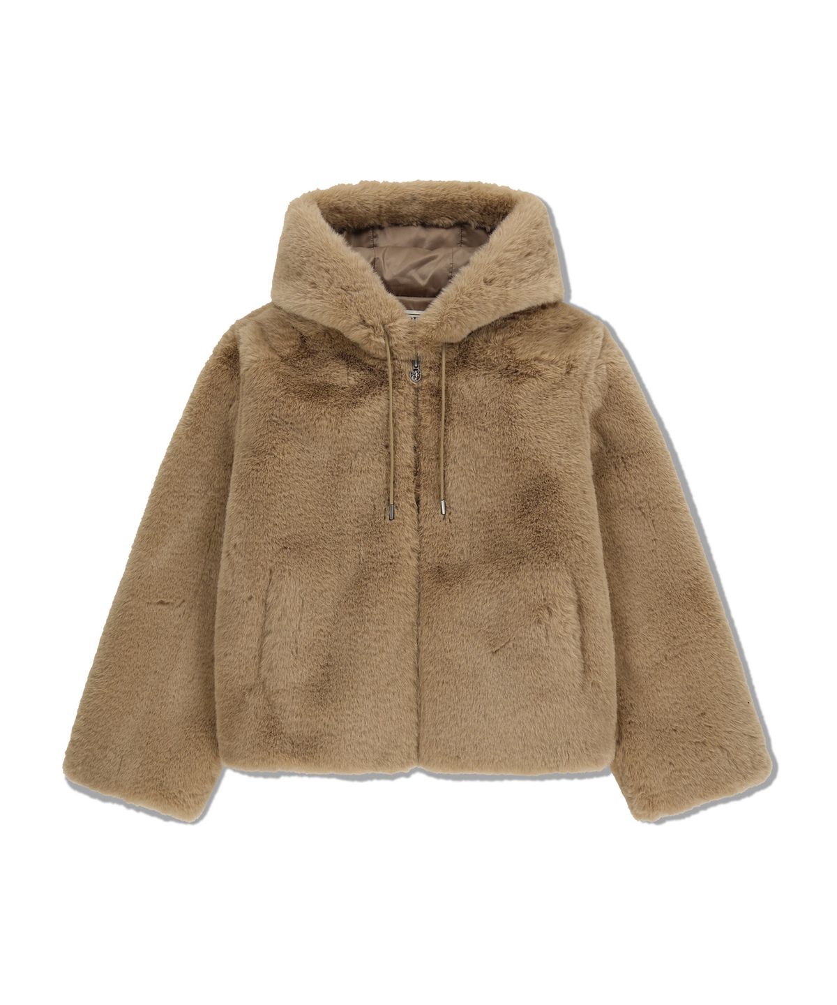 마리떼 프랑소와 저버(MARITHÉ + FRANҪOIS GIRBAUD) W HOODED FAUX FUR JACKET beige