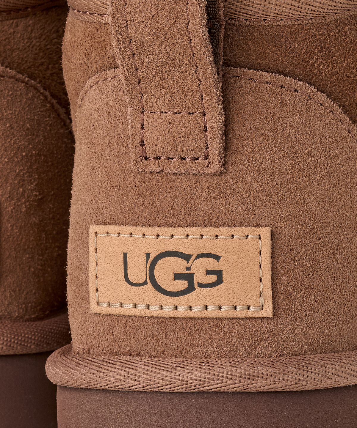 어그(UGG) [WOMEN] 오버로크 스티치 울트라 미니 부츠 (클래식 울트라 미니) - 로아키 오크 / 1116109-RYK