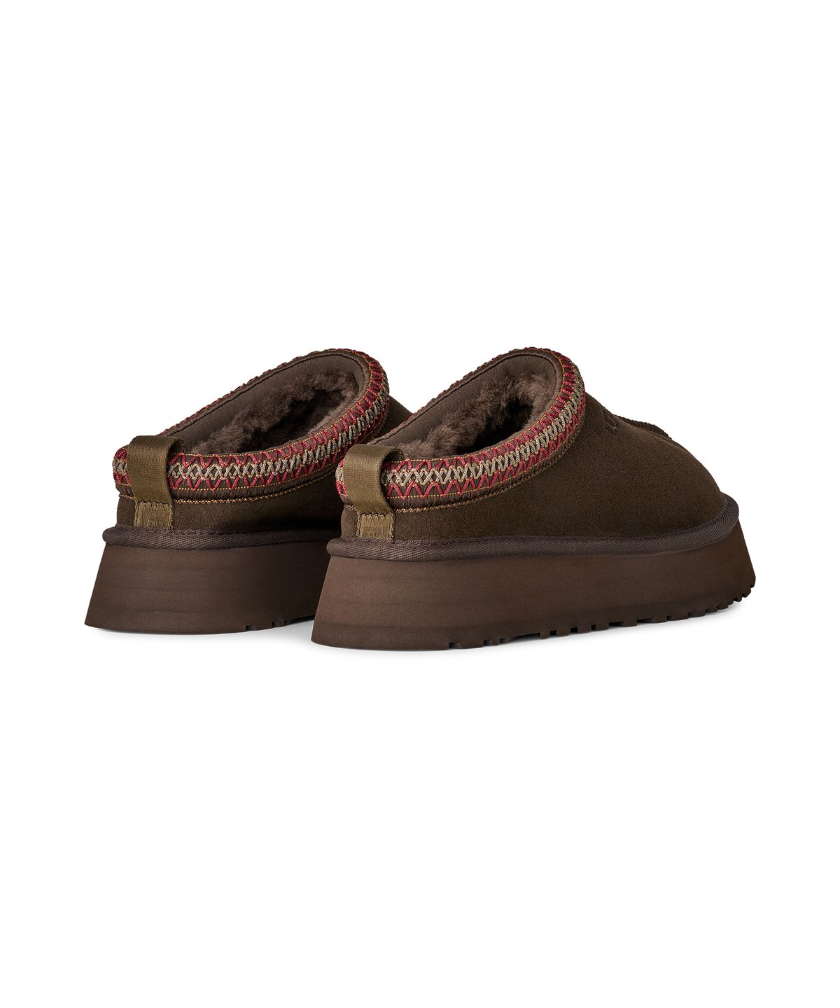 어그(UGG) [WOMEN] 배색 브레이드 플랫폼 슬리퍼 (타즈 II) - 더스티드 코코아 / 1174471-DDC