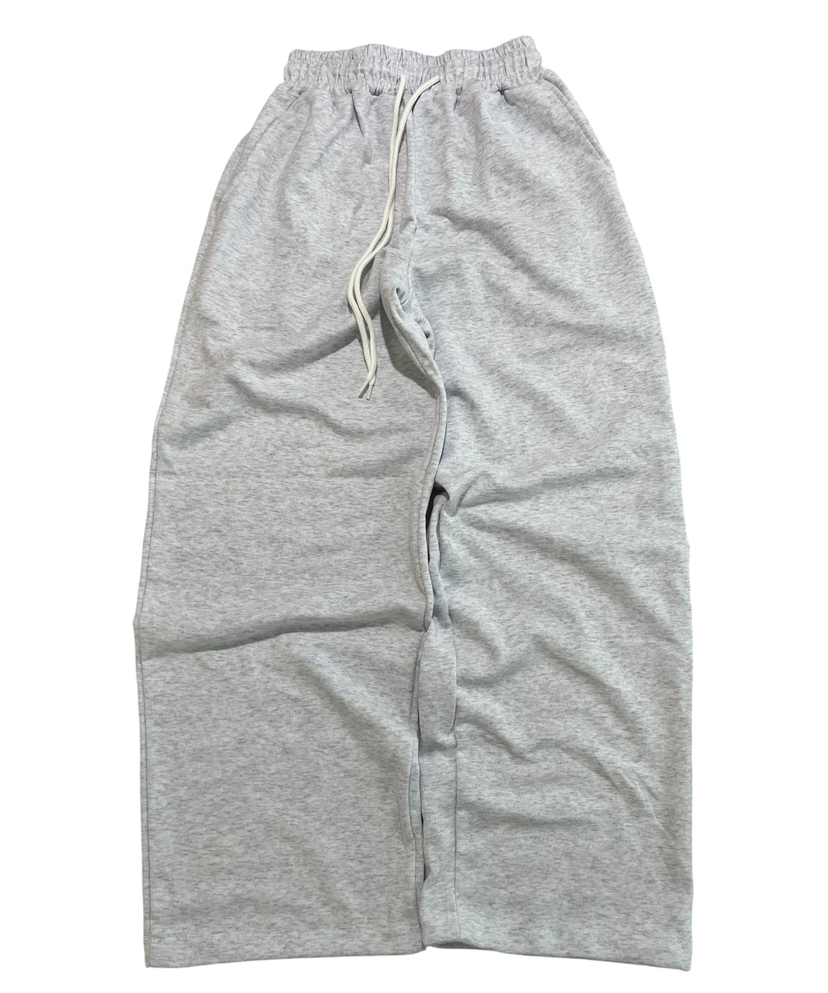 스케이터락(SK8ER ROCK) Easy Sweat Wide Pants ((white melange))