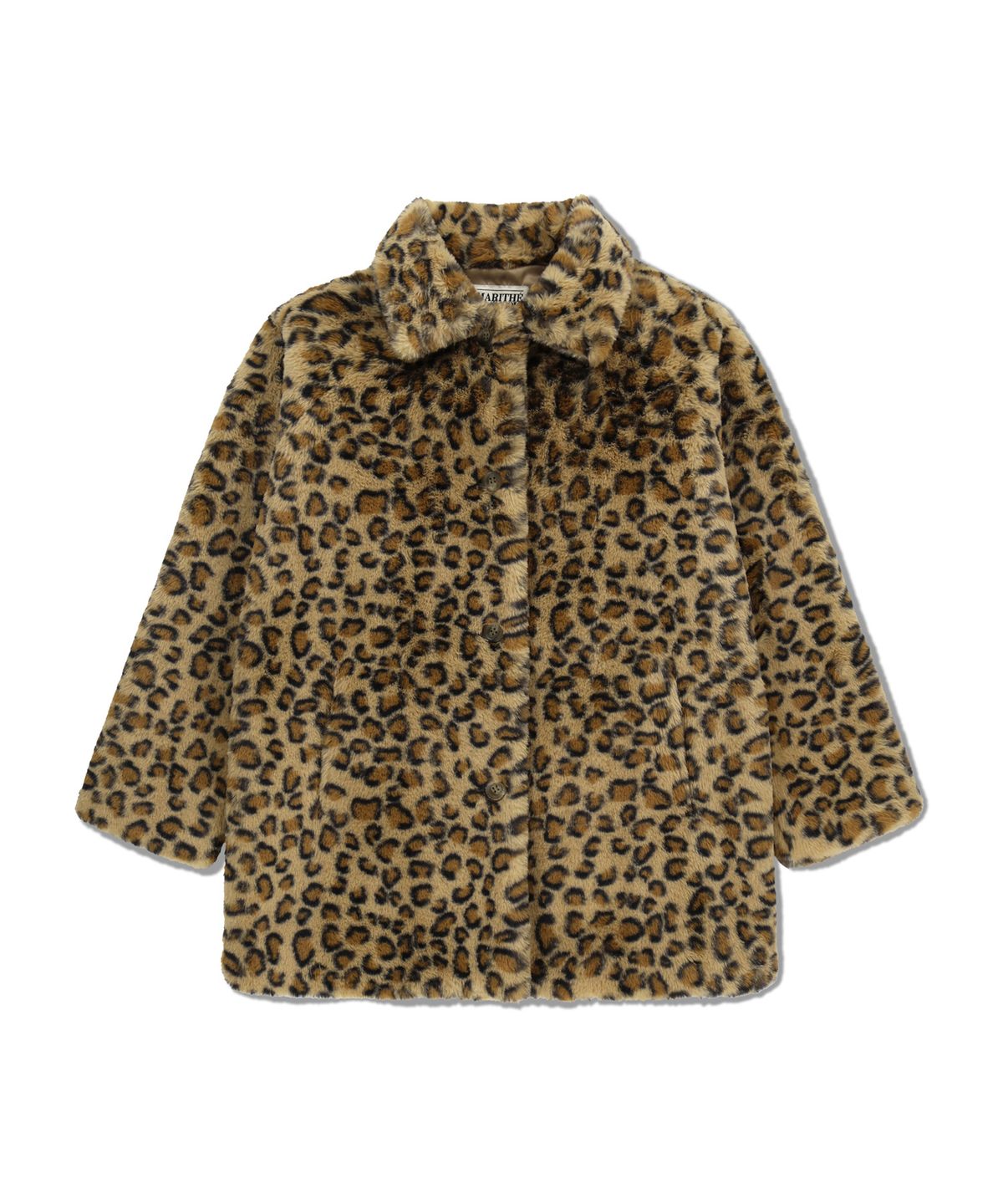 마리떼 프랑소와 저버(MARITHÉ + FRANҪOIS GIRBAUD) W MID SHEARLING FUR COAT brown