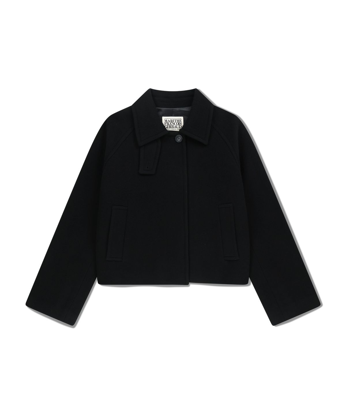 마리떼 프랑소와 저버(MARITHÉ + FRANҪOIS GIRBAUD) W OVERSIZED CROP COAT black