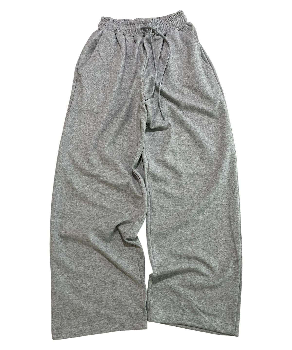 스케이터락(SK8ER ROCK) Easy Sweat Wide Pants ((melange gray))