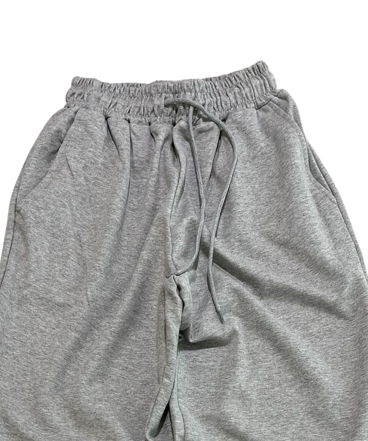 스케이터락(SK8ER ROCK) Easy Sweat Wide Pants ((melange gray))