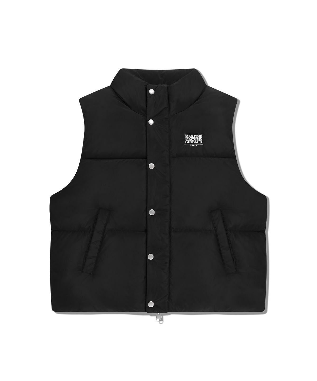 마리떼 프랑소와 저버(MARITHÉ + FRANҪOIS GIRBAUD) CLASSIC LOGO DOWN VEST black