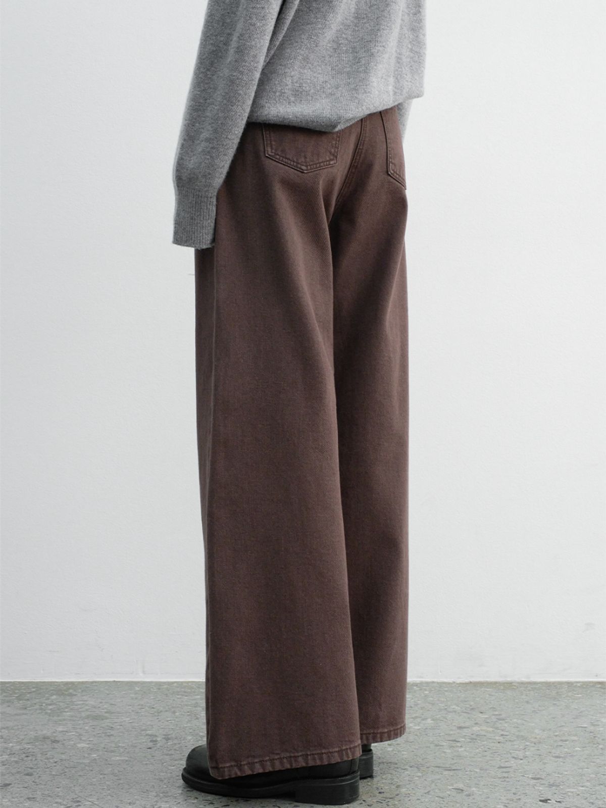 아틀리에 나인(ATELIER NAIN) WARM WIDE COLOR DENIM PANTS(PT-5723)