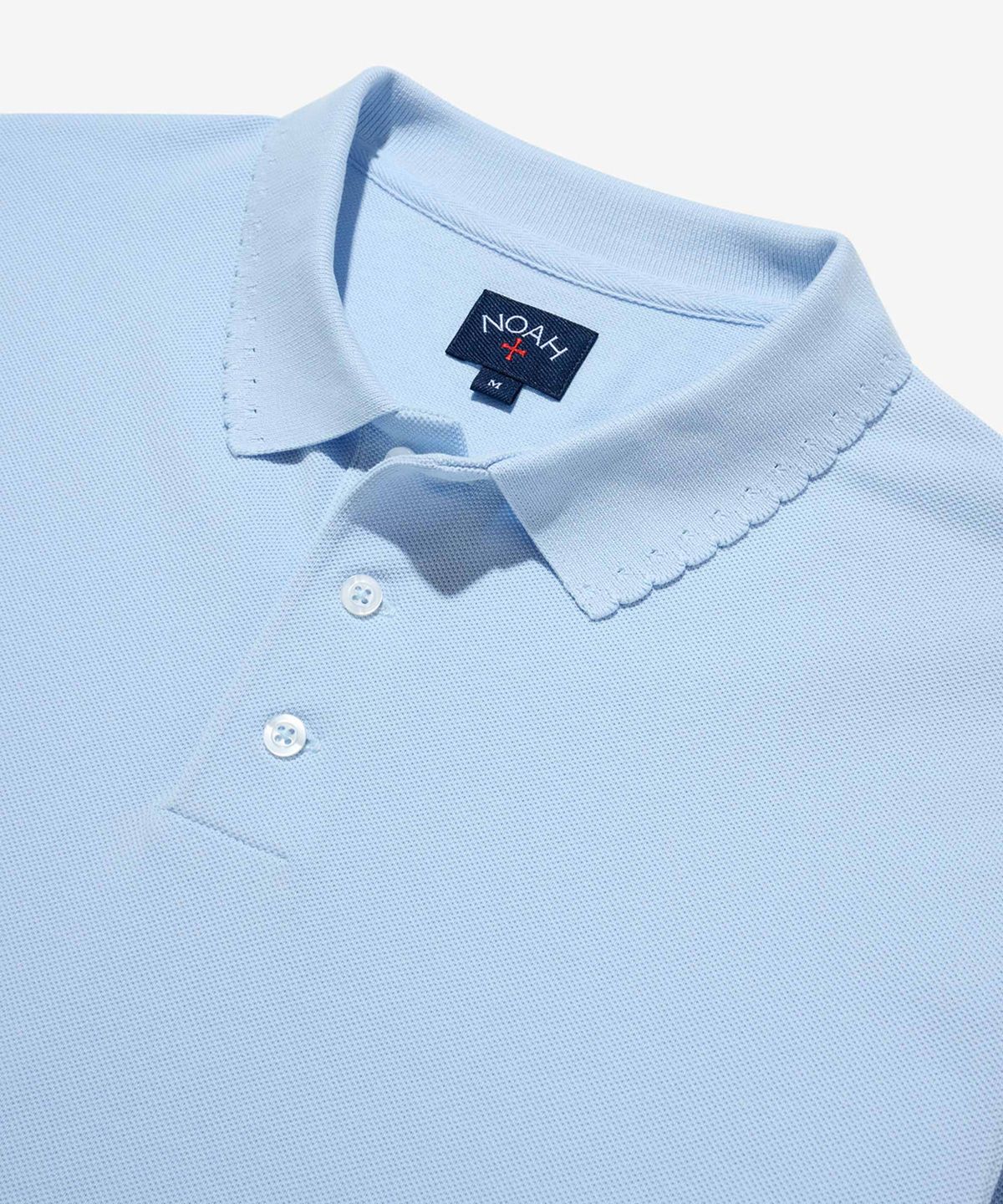 노아(NOAH) (U) 롱 슬리브 썸머 폴로 라이트 블루 LONG SLEEVE SUMMERS POLO LIGHT BLUE