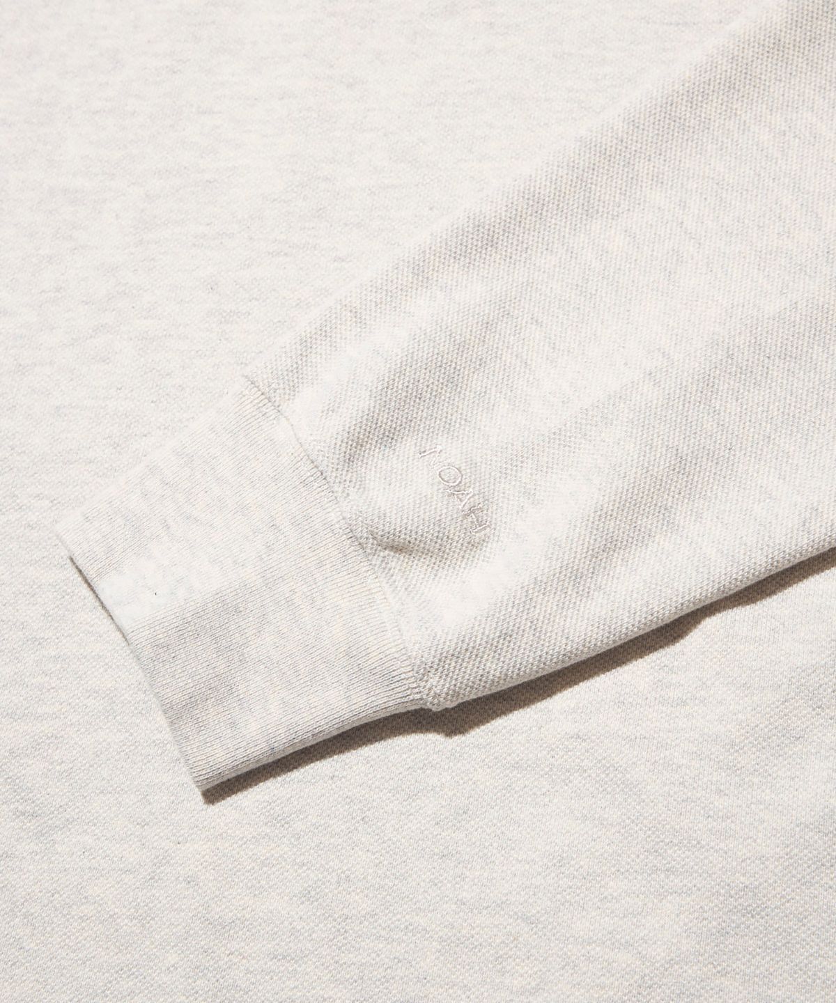 노아(NOAH) (U) 롱 슬리브 피케 폴로 라이트 헤더 LONG SLEEVE PIQUE POLO LIGHT HEATHER