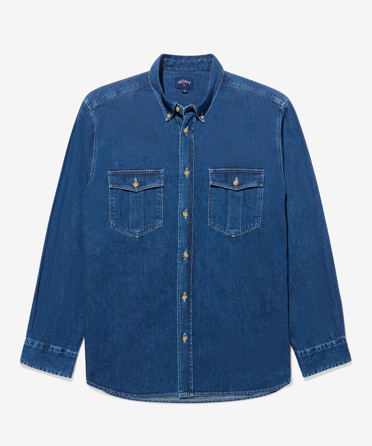 노아(NOAH) (U) 데님 셔츠 라이트 워시 DENIM SHIRT LIGHT WASH