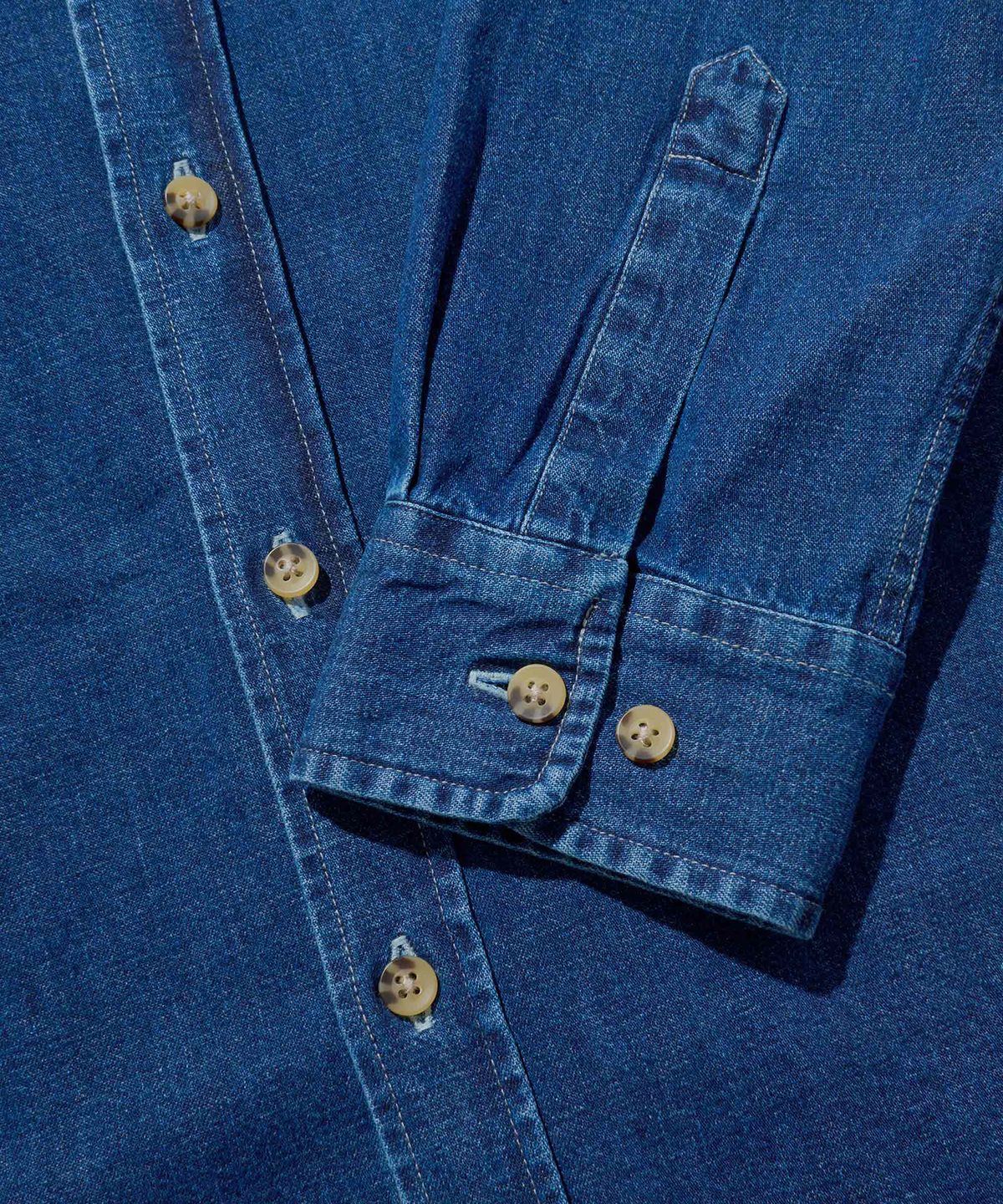 노아(NOAH) (U) 데님 셔츠 라이트 워시 DENIM SHIRT LIGHT WASH
