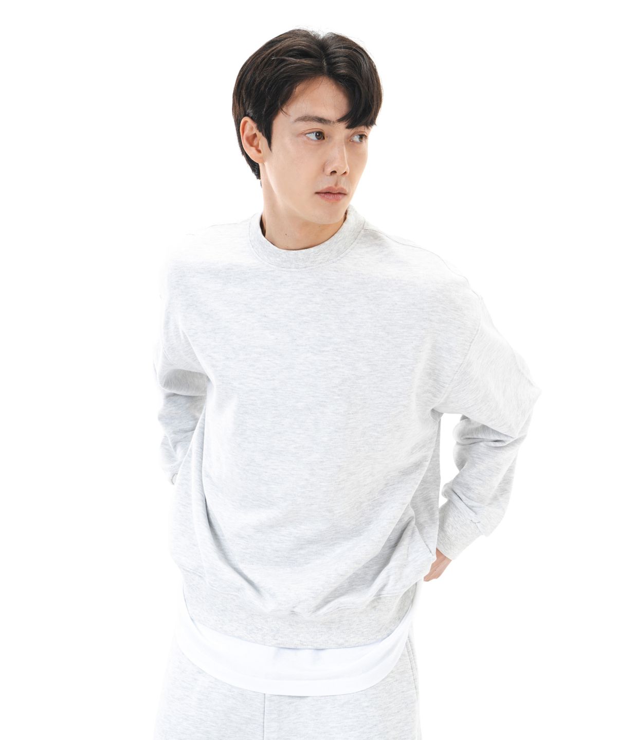 르커스텀(LE CUSTOM) [2PACK] 더에센셜 오버핏 맨투맨 (7COLOR)