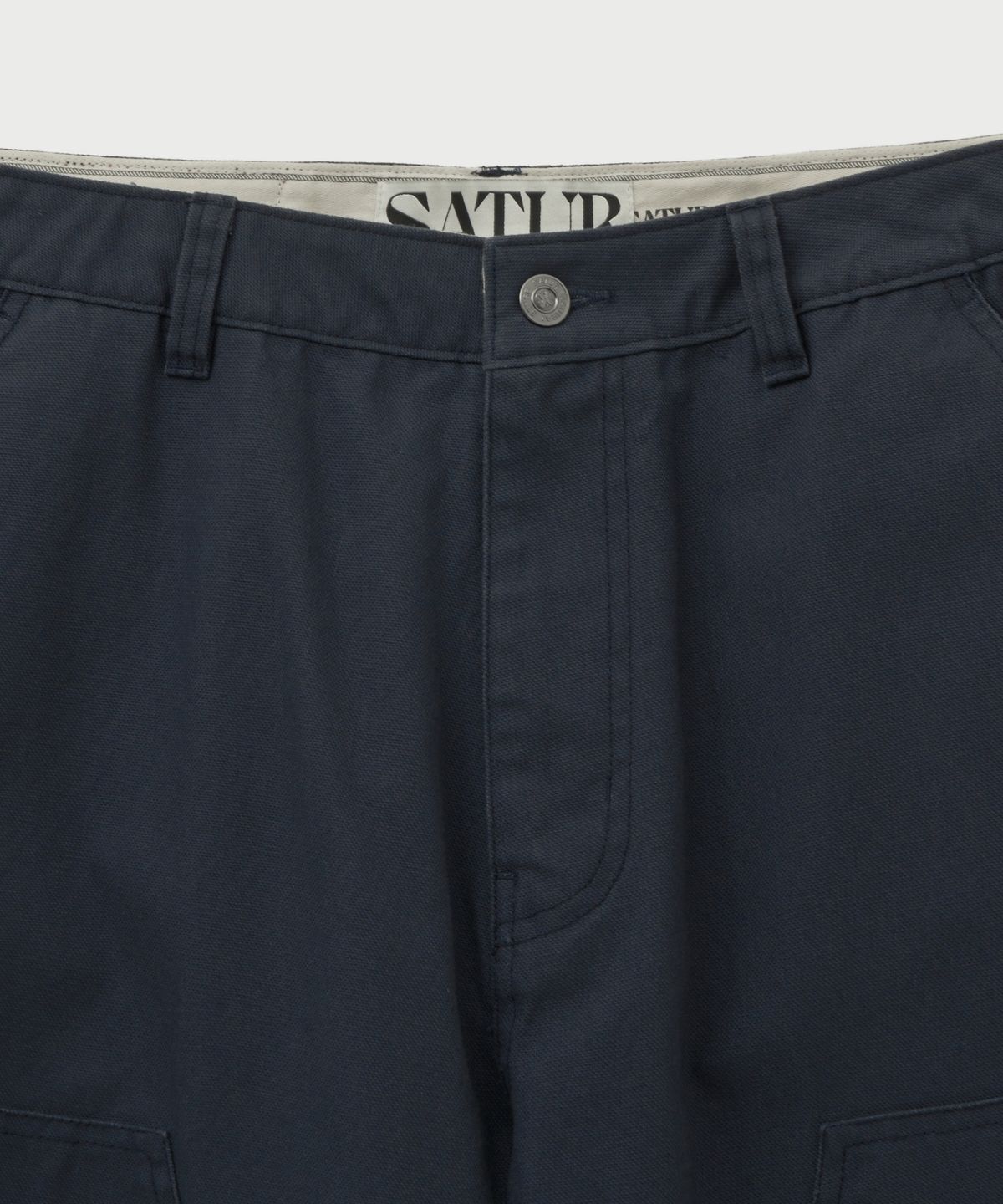 세터(SATUR) 더블 니 카펜터 팬츠 네이비